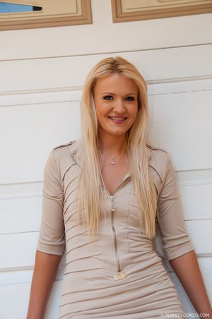 18 year old girl Kasey Chase submits to a dominant man wearing latex gloves